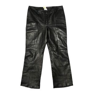 Vintage Caslon Lamb Skin Leather Pants